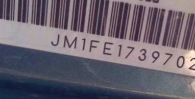 VIN prefix JM1FE1739702
