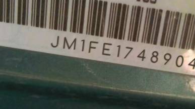 VIN prefix JM1FE1748904
