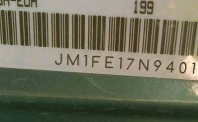 VIN prefix JM1FE17N9401