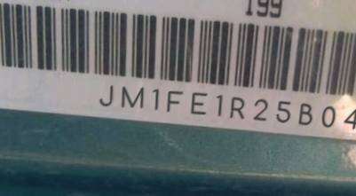 VIN prefix JM1FE1R25B04