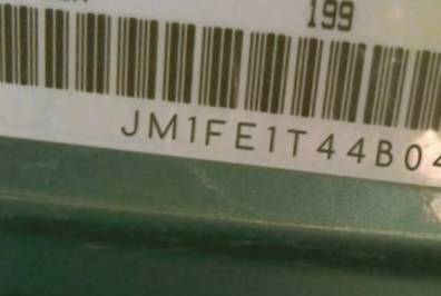 VIN prefix JM1FE1T44B04