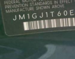VIN prefix JM1GJ1T60E11