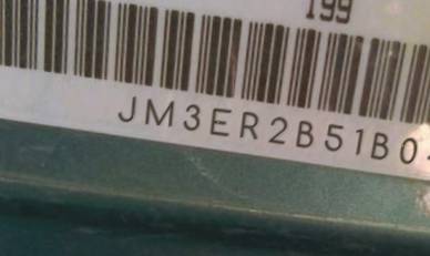 VIN prefix JM3ER2B51B04