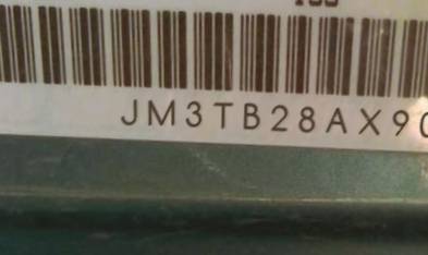 VIN prefix JM3TB28AX901