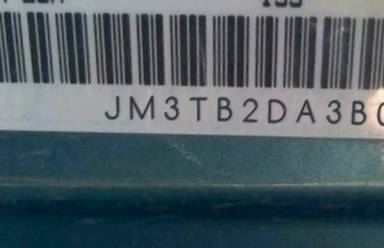 VIN prefix JM3TB2DA3B03