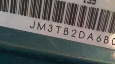 VIN prefix JM3TB2DA6B03