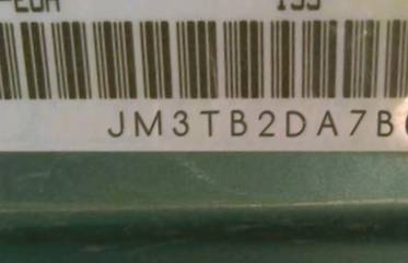 VIN prefix JM3TB2DA7B03