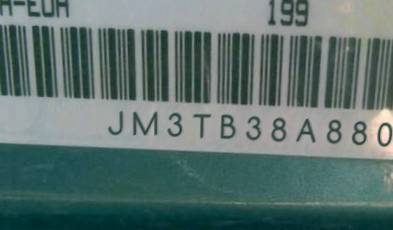 VIN prefix JM3TB38A8801