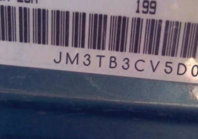 VIN prefix JM3TB3CV5D04