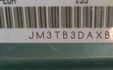 VIN prefix JM3TB3DAXB03