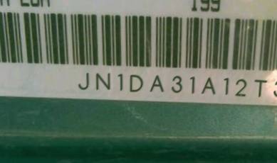 VIN prefix JN1DA31A12T3