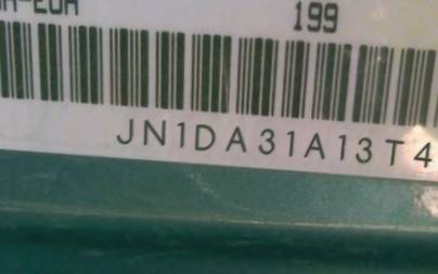 VIN prefix JN1DA31A13T4
