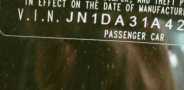 VIN prefix JN1DA31A42T0