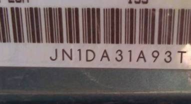 VIN prefix JN1DA31A93T4