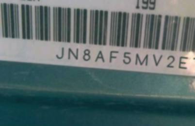 VIN prefix JN8AF5MV2ET4