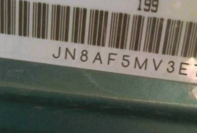 VIN prefix JN8AF5MV3ET4