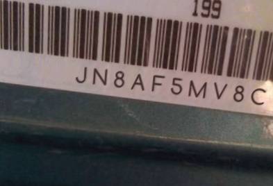 VIN prefix JN8AF5MV8CT1