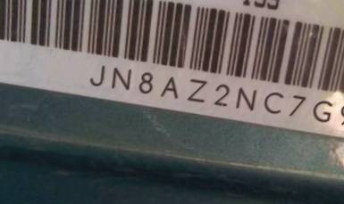 VIN prefix JN8AZ2NC7G94