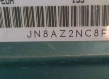 VIN prefix JN8AZ2NC8F93