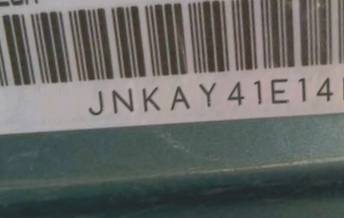 VIN prefix JNKAY41E14M4
