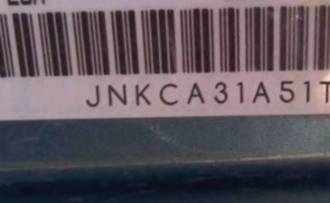 VIN prefix JNKCA31A51T0