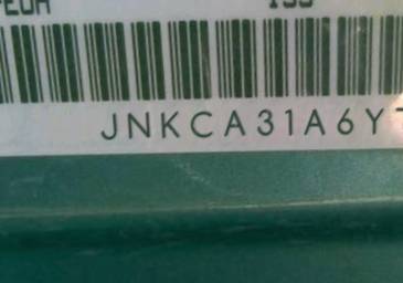 VIN prefix JNKCA31A6YT1