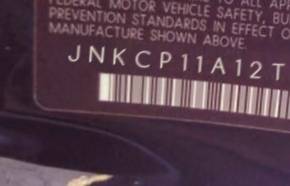 VIN prefix JNKCP11A12T5