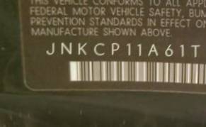 VIN prefix JNKCP11A61T4