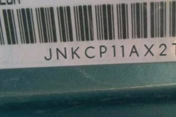 VIN prefix JNKCP11AX2T5