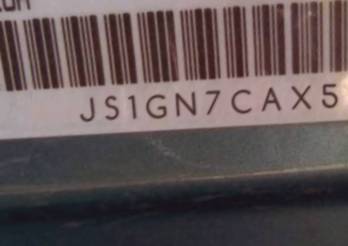 VIN prefix JS1GN7CAX521
