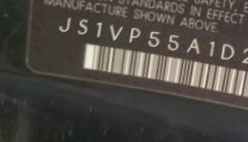 VIN prefix JS1VP55A1D21