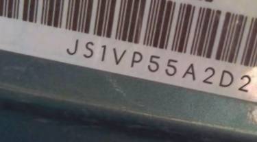 VIN prefix JS1VP55A2D21