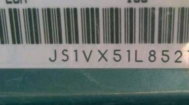 VIN prefix JS1VX51L8521