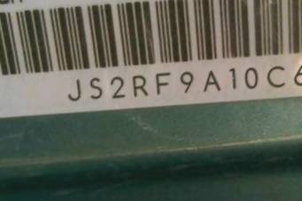 VIN prefix JS2RF9A10C61