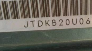 VIN prefix JTDKB20U0632
