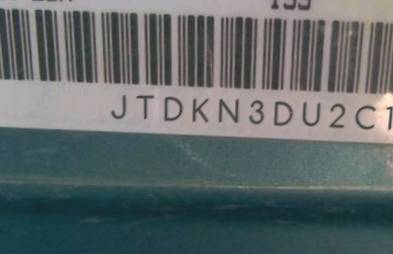VIN prefix JTDKN3DU2C16