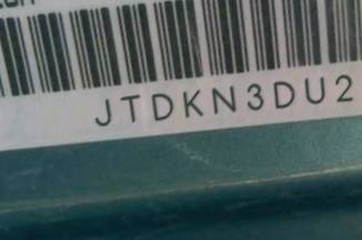 VIN prefix JTDKN3DU2D17