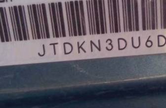 VIN prefix JTDKN3DU6D16