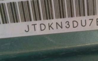 VIN prefix JTDKN3DU7B03