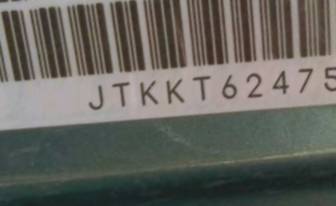 VIN prefix JTKKT6247501