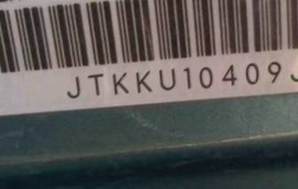 VIN prefix JTKKU10409J0