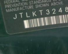 VIN prefix JTLKT3248641