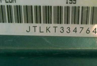 VIN prefix JTLKT3347641