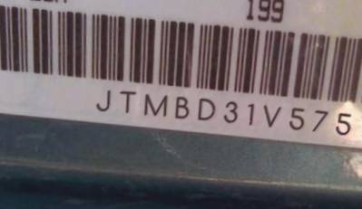 VIN prefix JTMBD31V5751