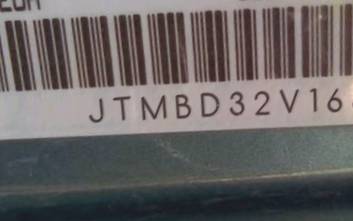 VIN prefix JTMBD32V1660