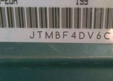 VIN prefix JTMBF4DV6C50