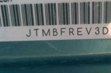VIN prefix JTMBFREV3D50