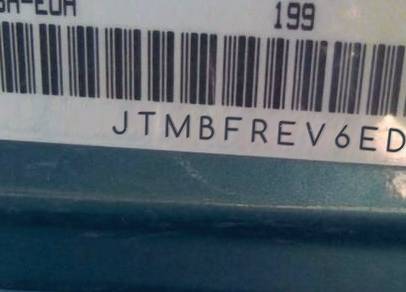 VIN prefix JTMBFREV6ED0