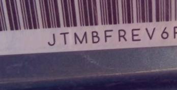 VIN prefix JTMBFREV6FD1