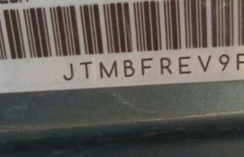 VIN prefix JTMBFREV9FJ0